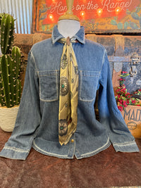 LS Embroidery Denim LS