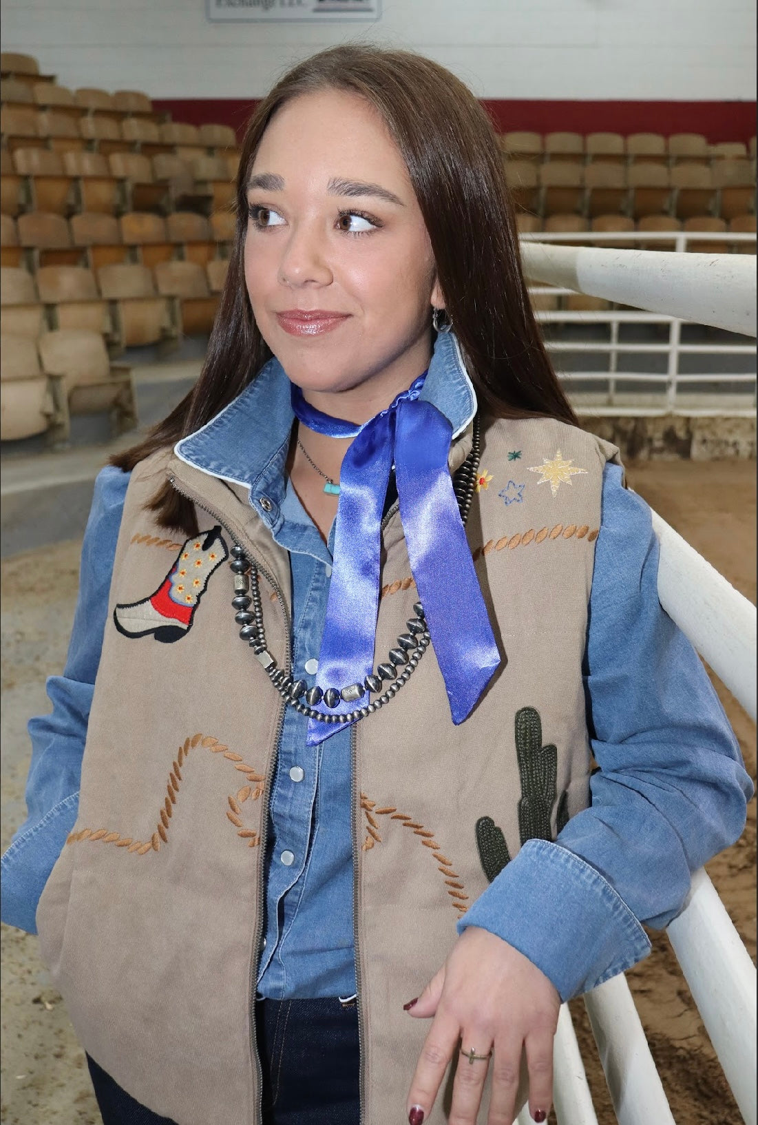 TY Mocha Western Vest