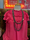 EN Pink Ruffle Sleeveless