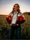 TY Maroon Western Cardigan