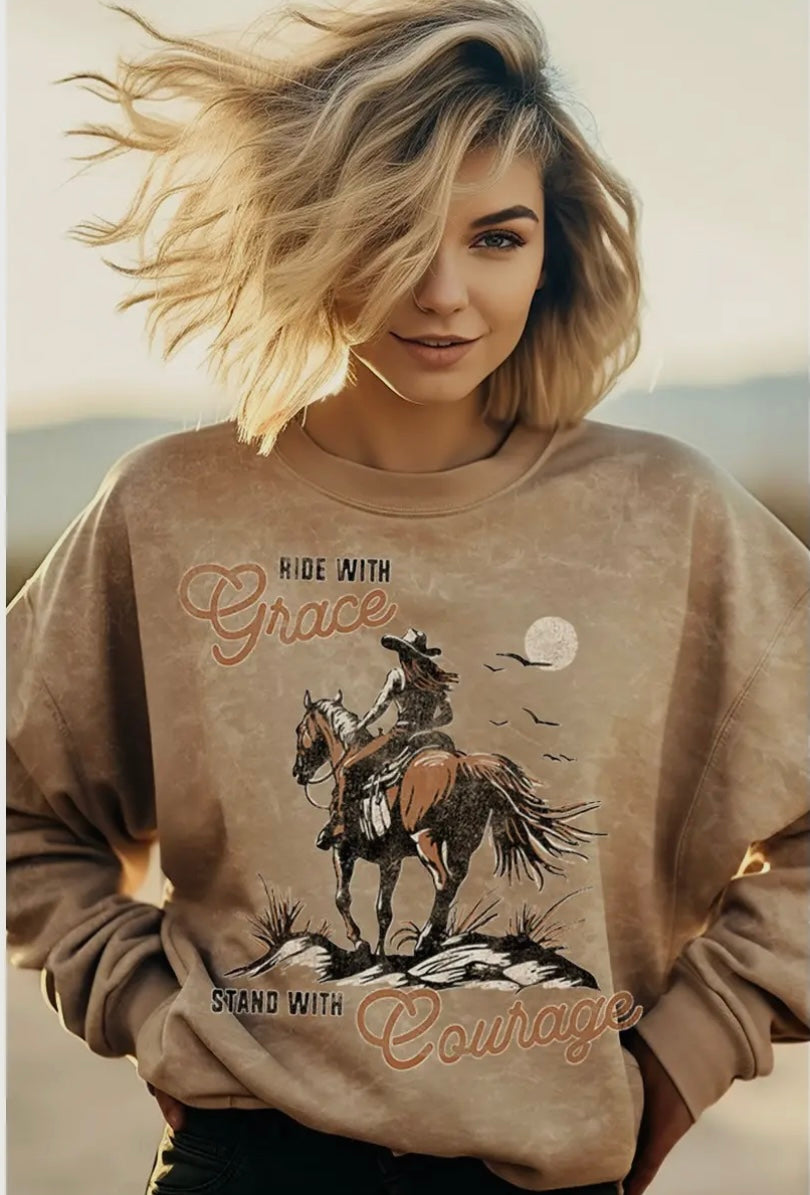 HL Taupe Grace Sweatshirt