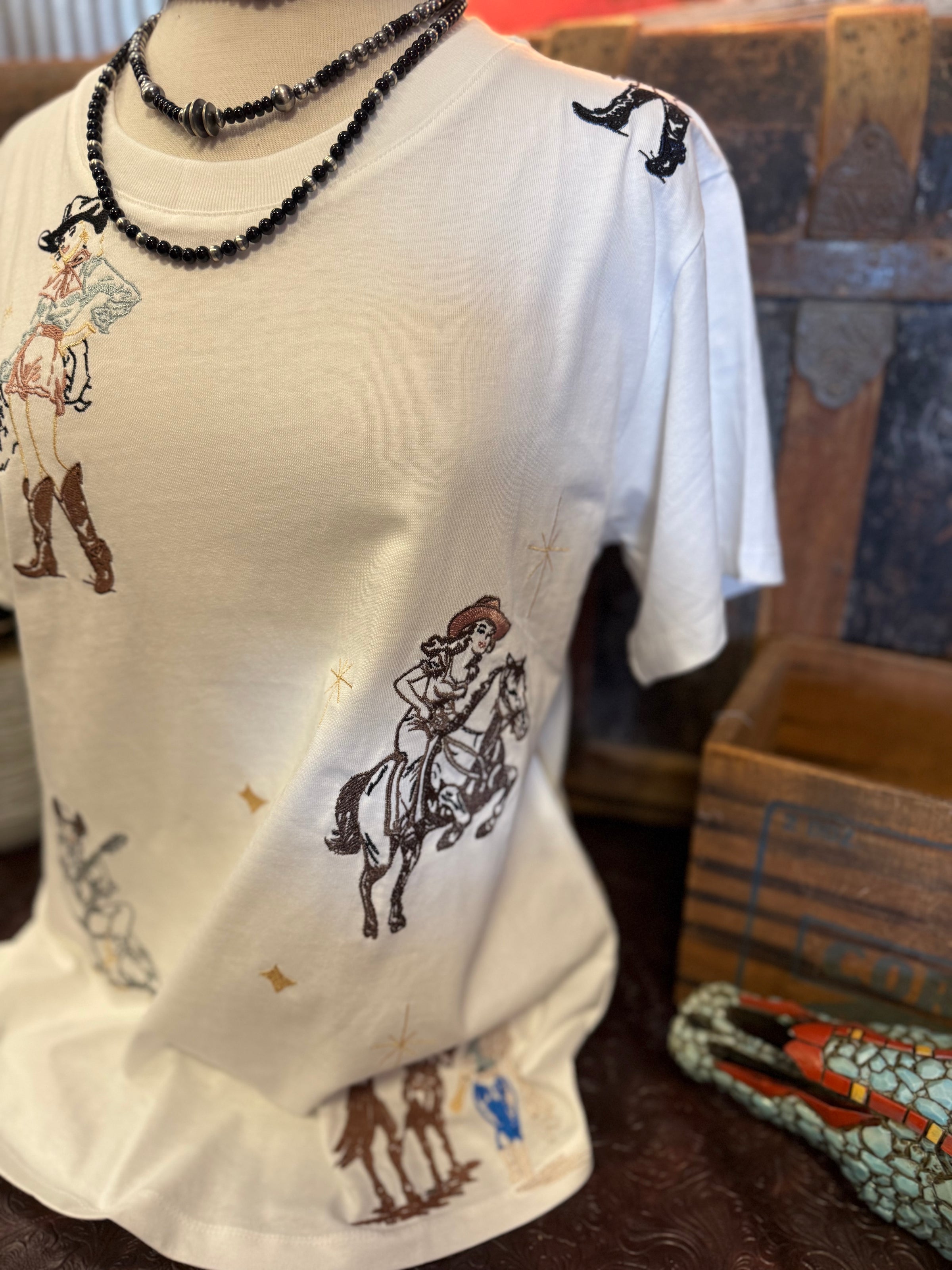 BB Western Embroidered Tee