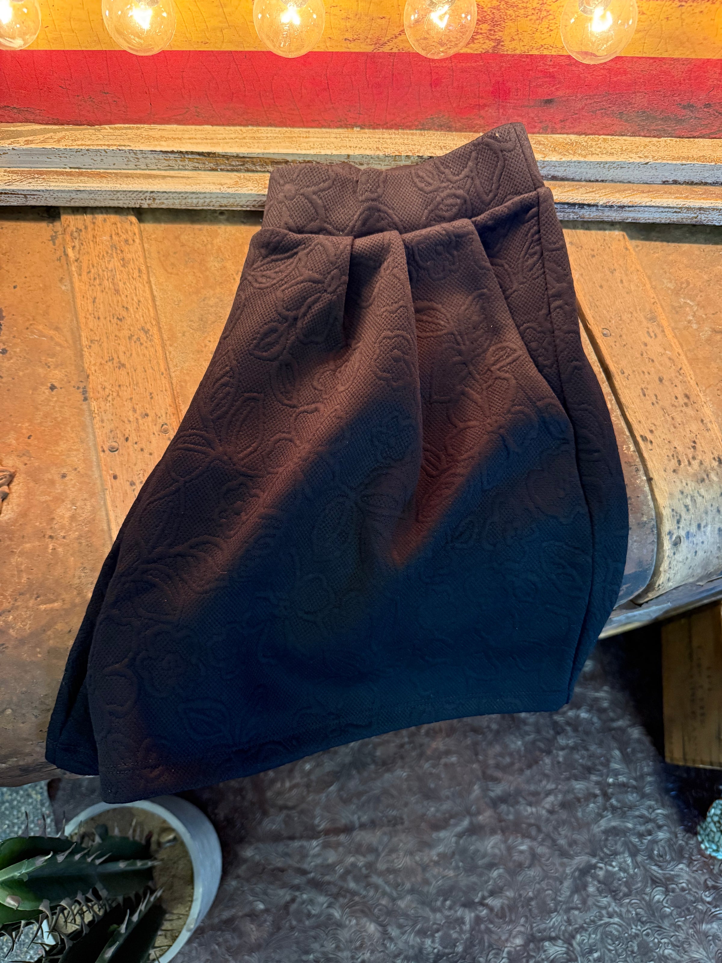 DS Black Top/Shorts Set