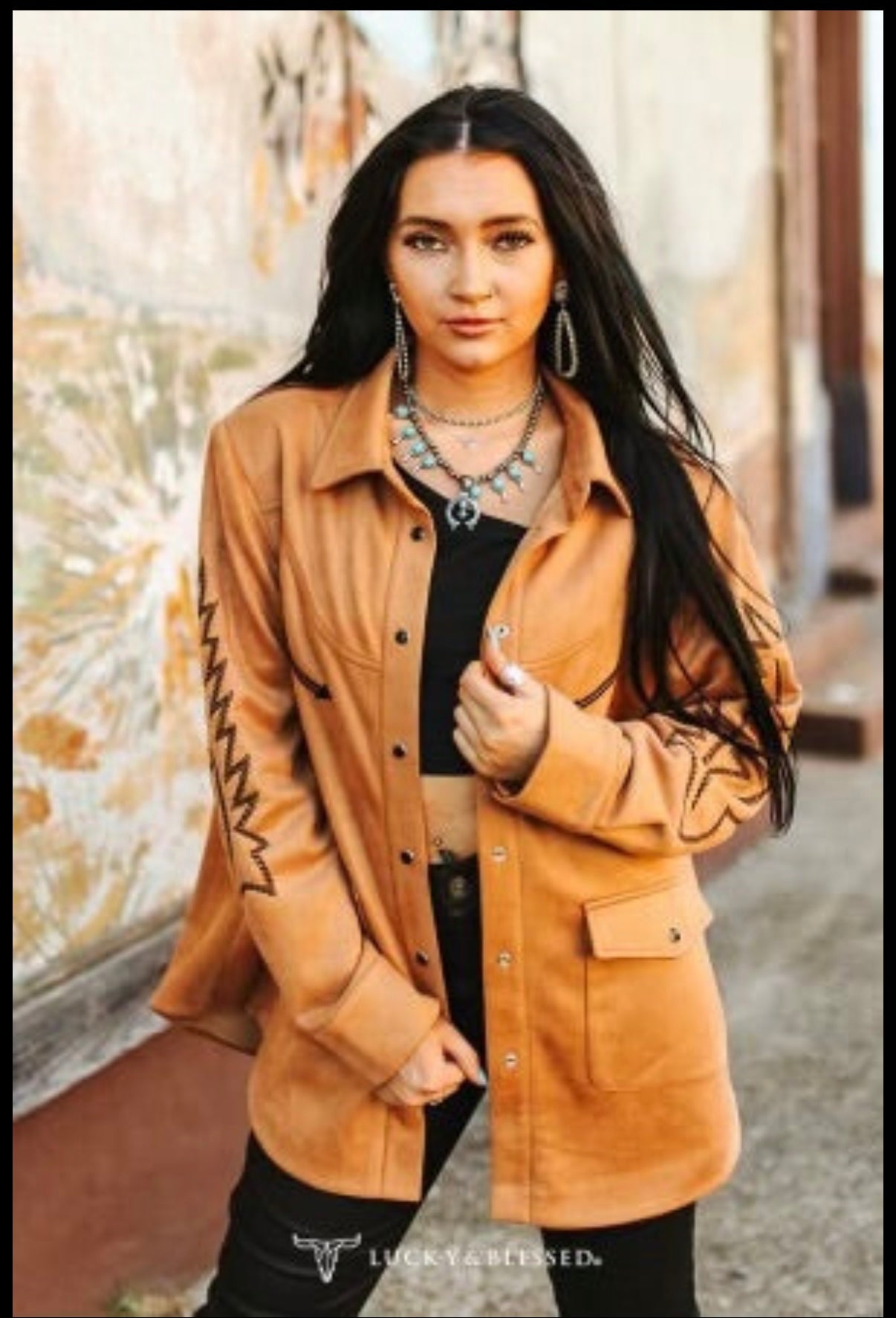 LB Camel Suede Jacket