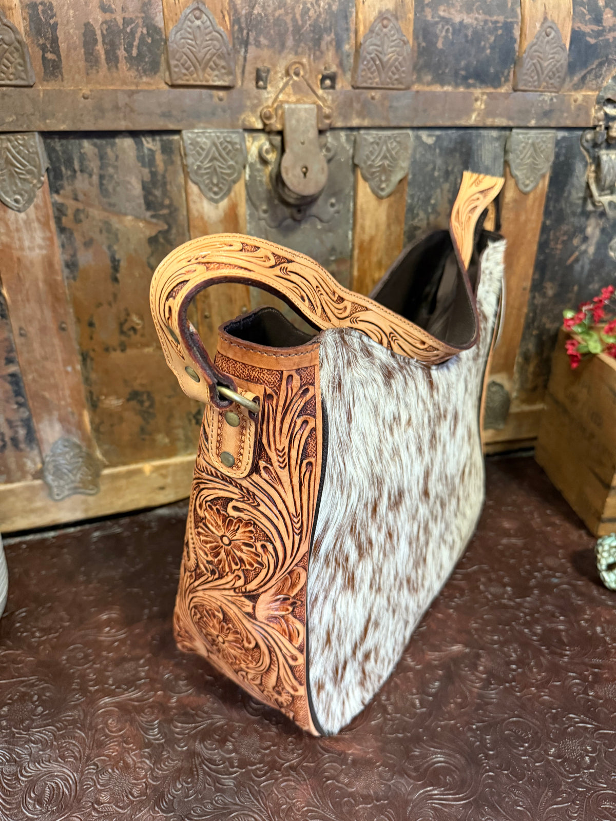 CH Cowhide Handbag 1