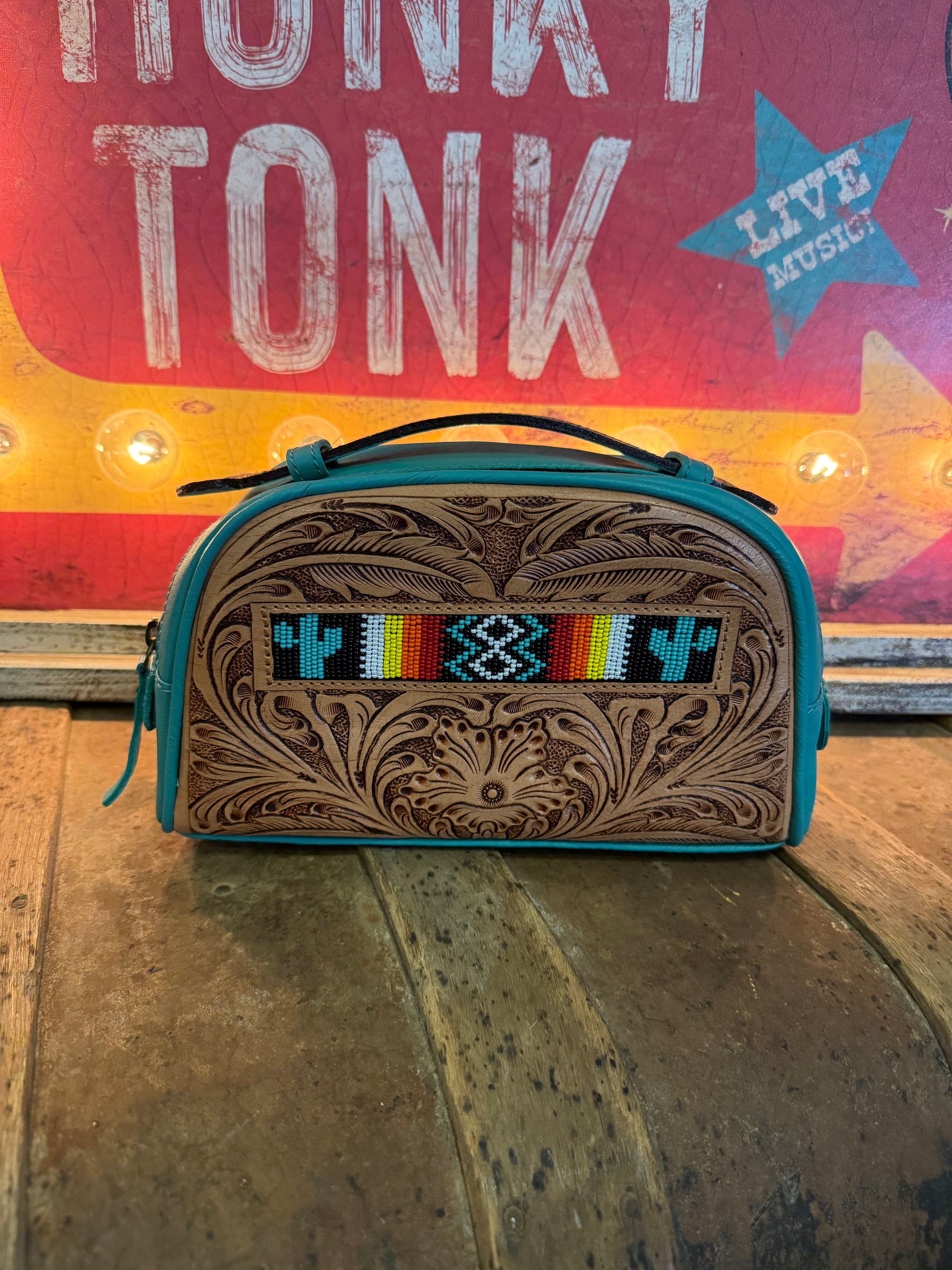 CG Turquoise Cosmetic Bag