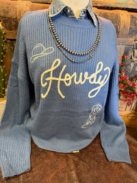 EE Denim Howdy Sweater