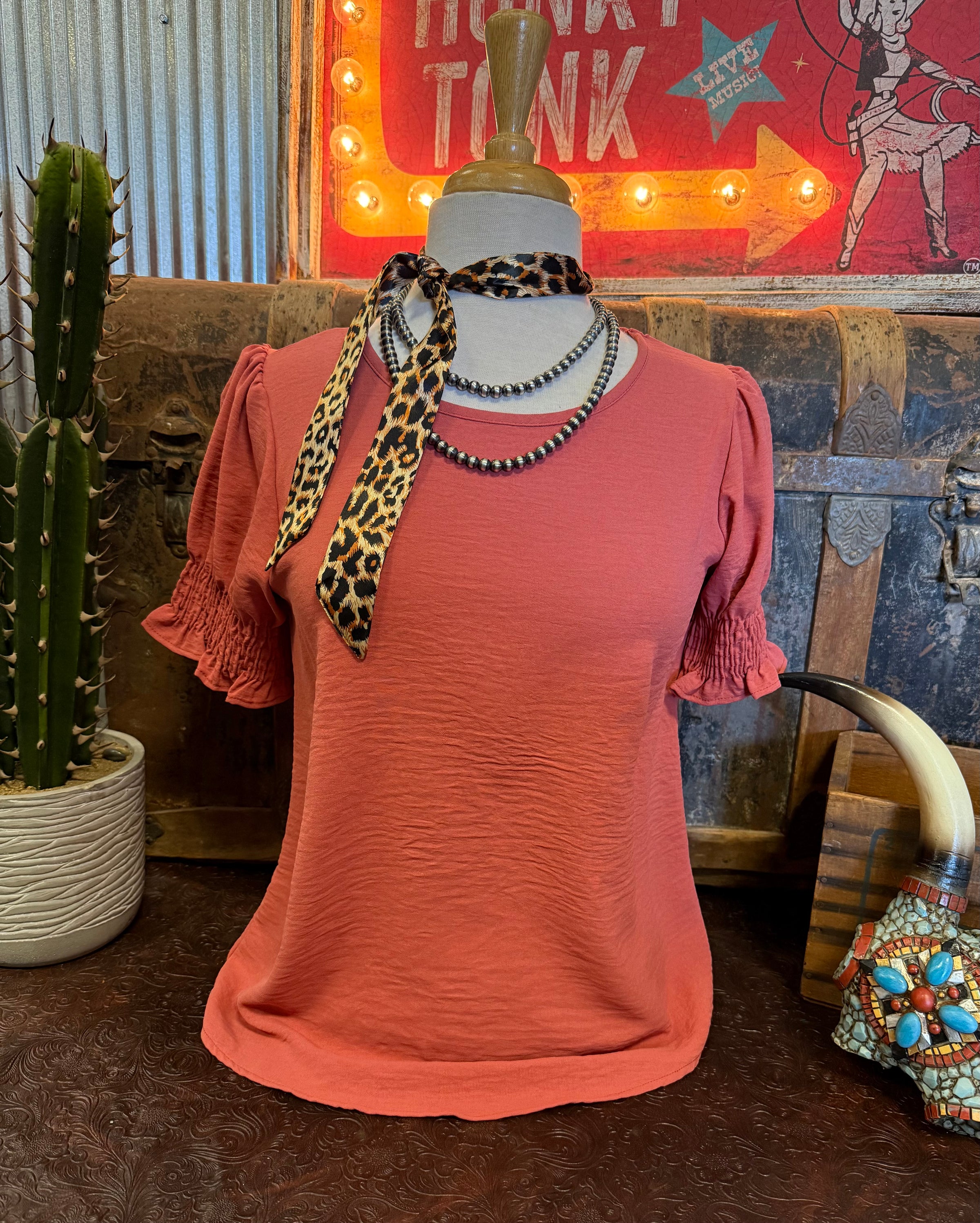 LS Dusty Rose Short Sleeve