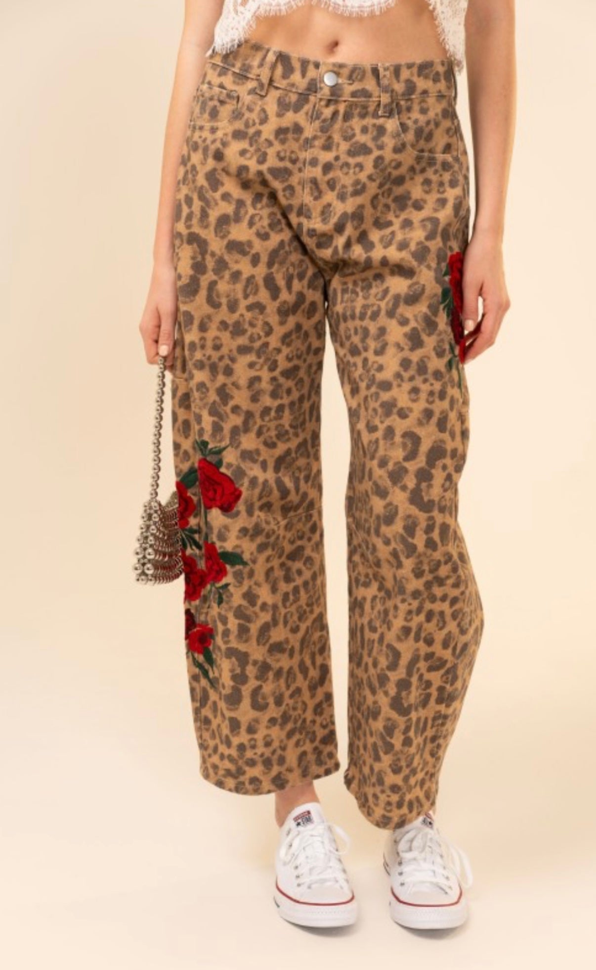 BB Leopard N Roses Pants