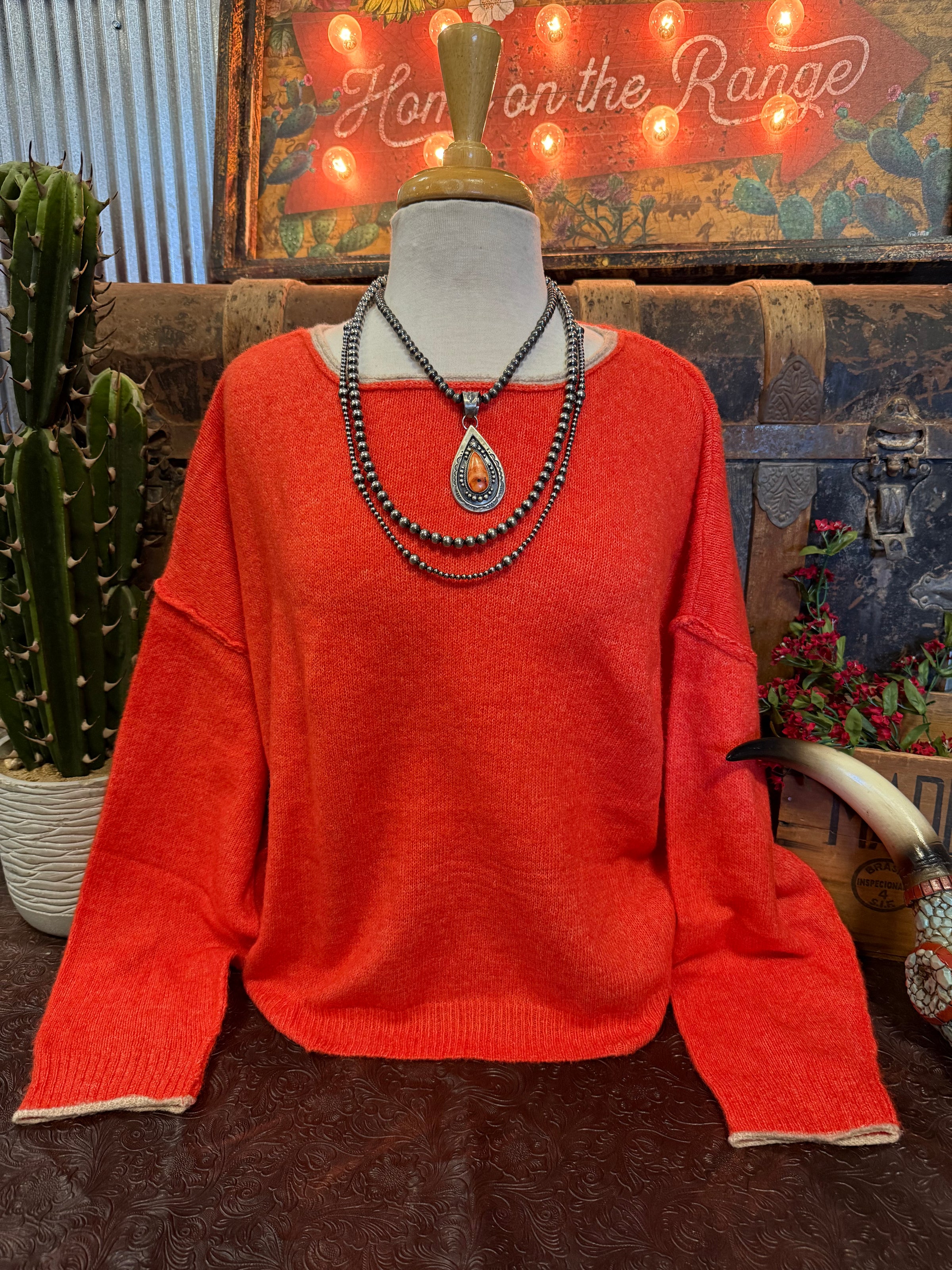 HT Orange Sweater