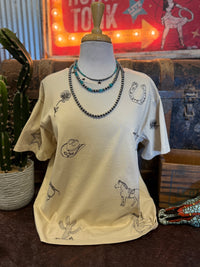 EE Bone Western Tee
