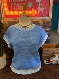 VJ Blue Sweater Vest
