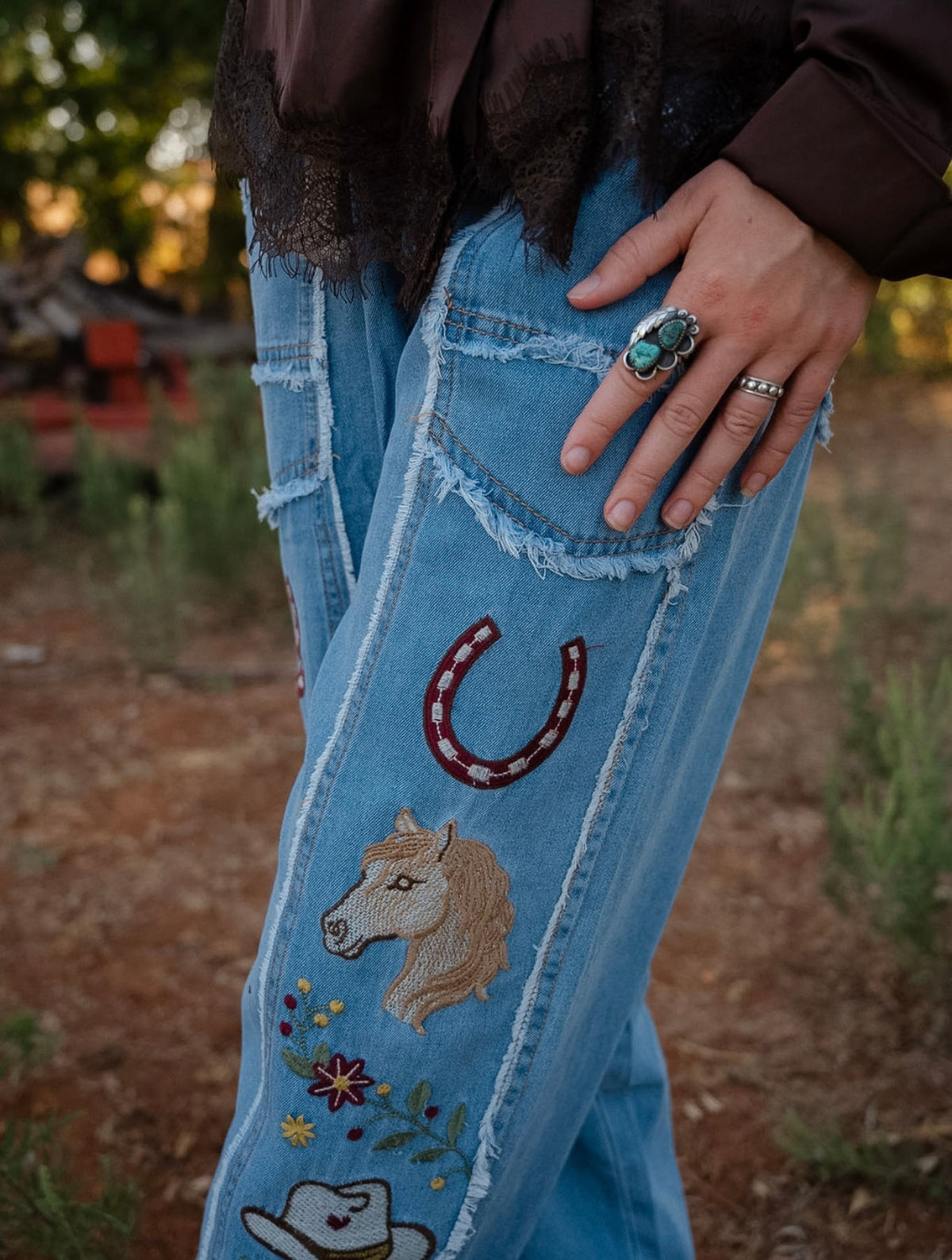 BB Western Tie Pants
