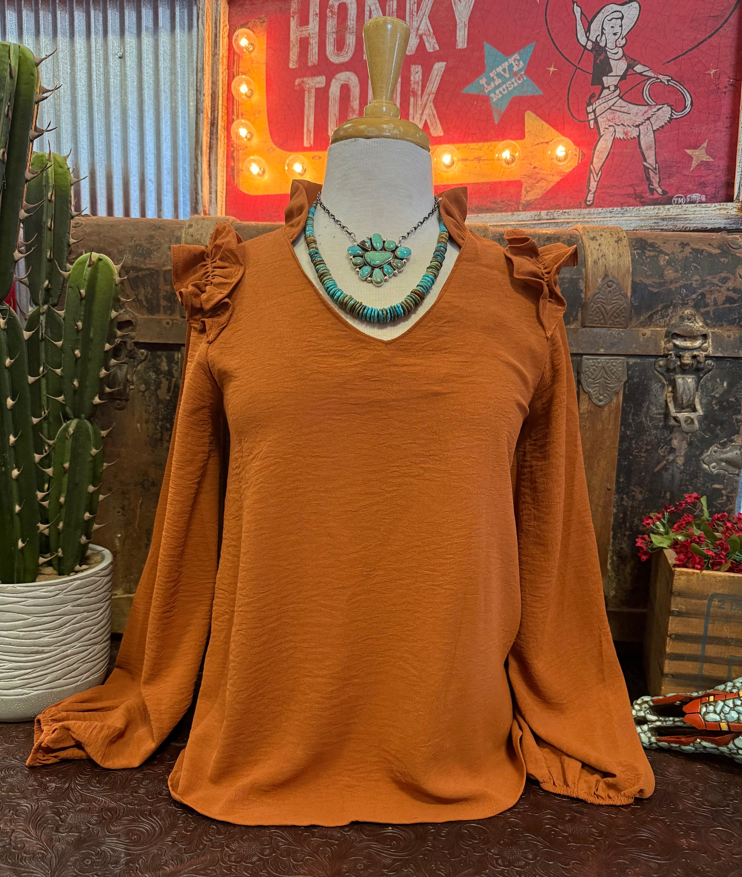LS Adobe Vneck
