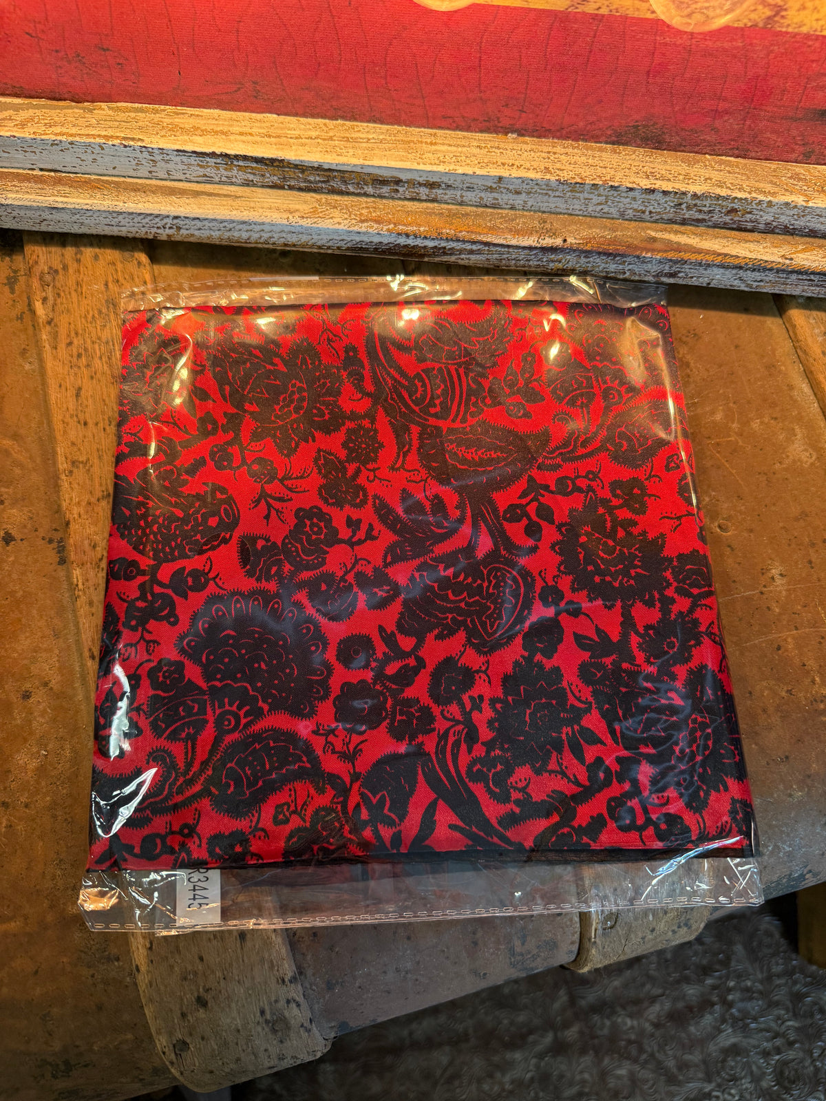Windrose Red Rag RD Red/Black Floral Wild Rag – The Crystal Boot