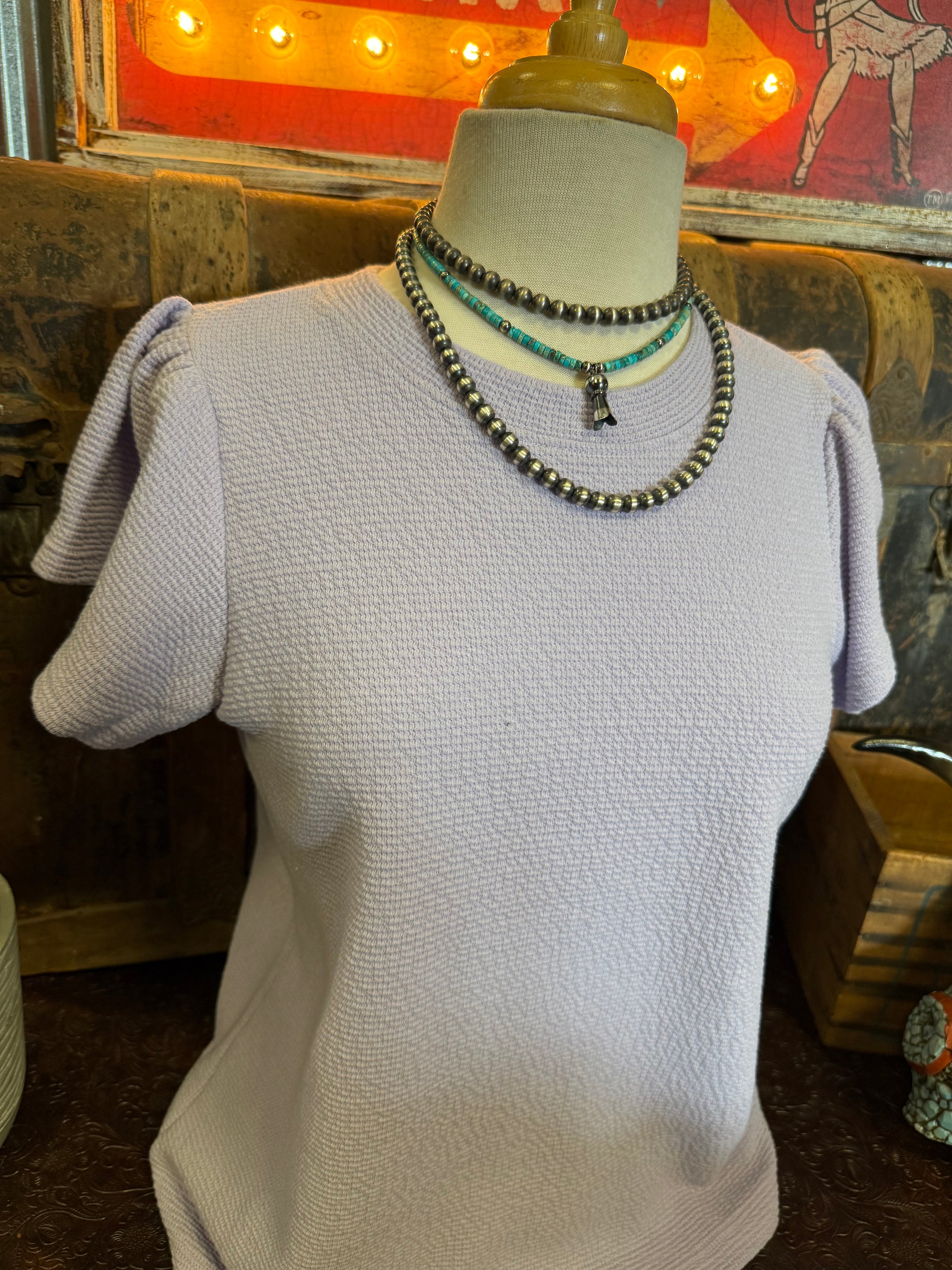 TB Lavender Ruffle SS