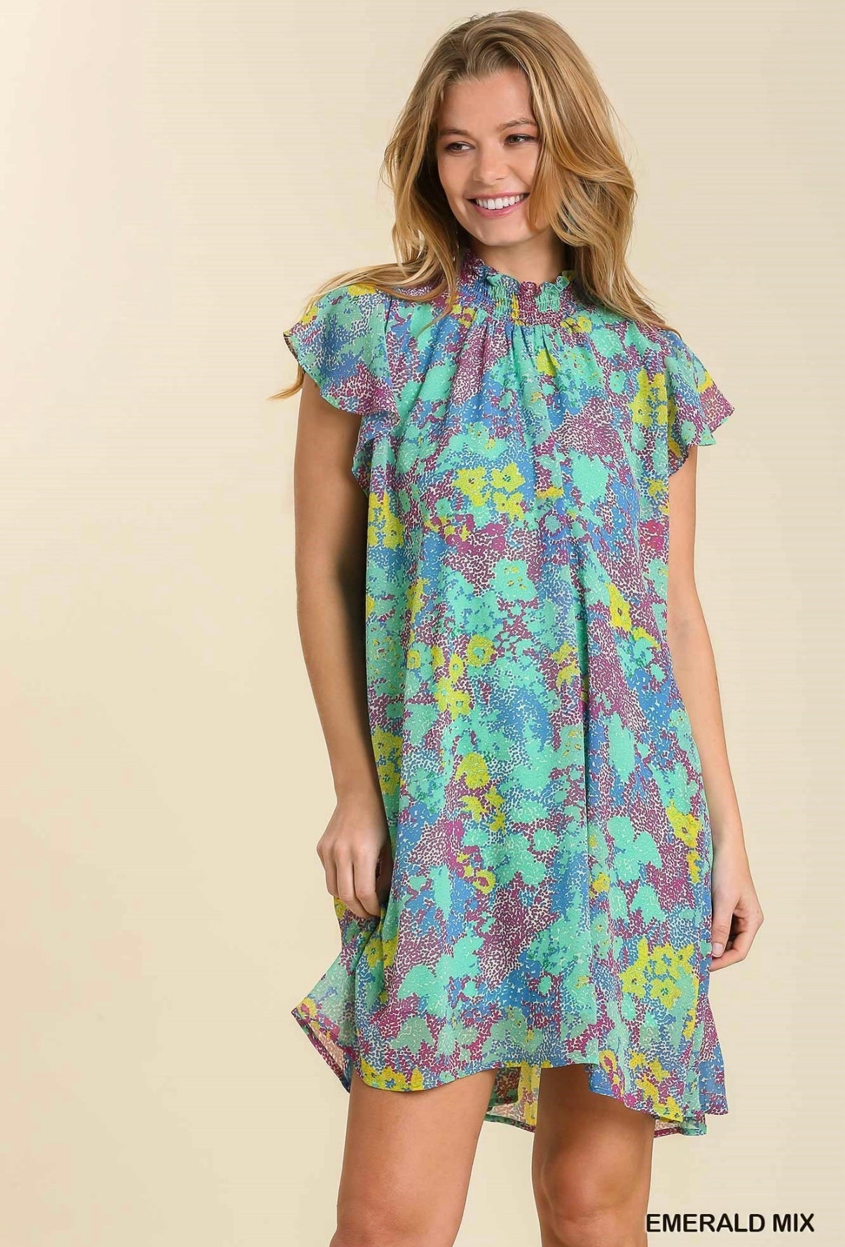 UM Emerald Mix Dress