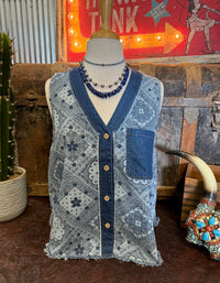 VJ Denim Sleeveless BU