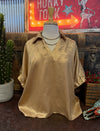 JD Taupe Metallic Top