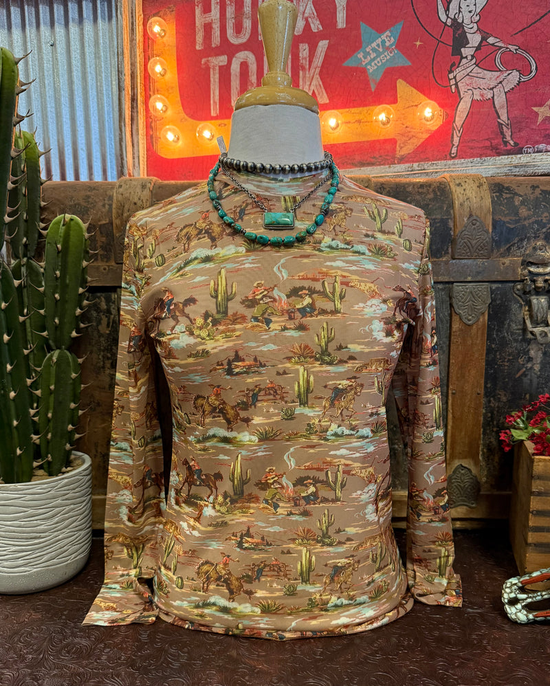 TH Taupe Cowboy Mesh