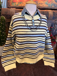 BP Yellow Stripe Sweater