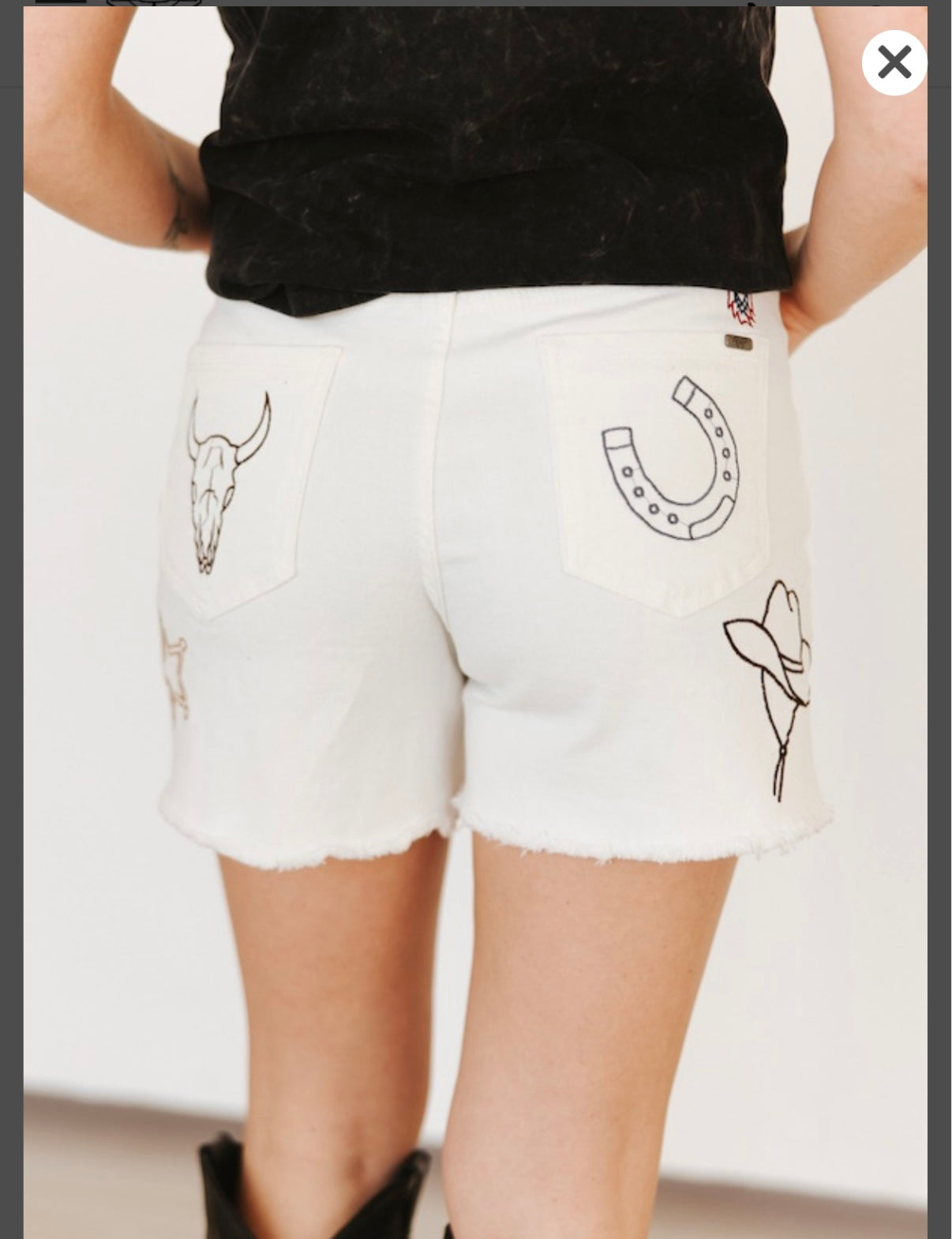 LB White Shorts