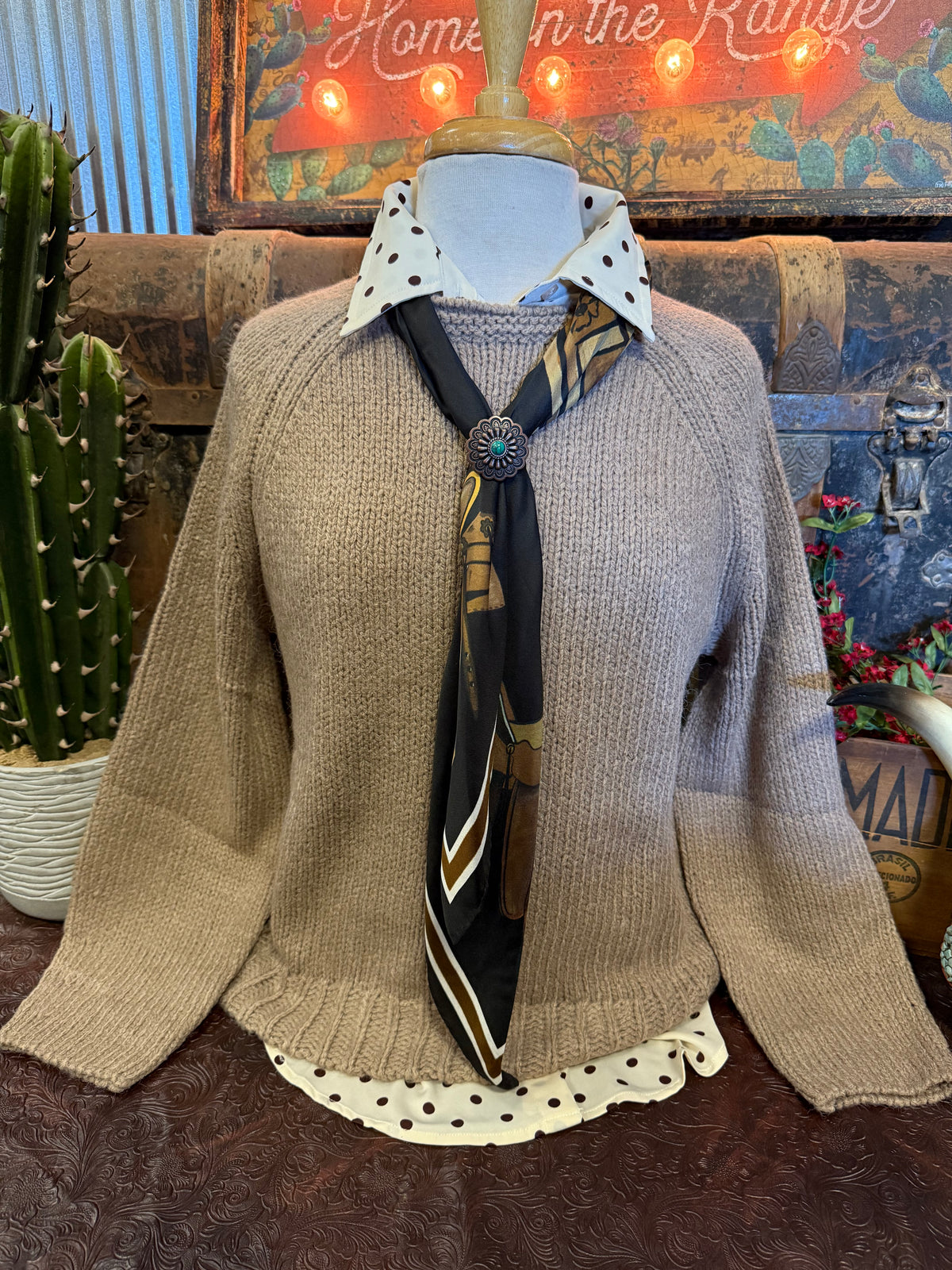 BP Taupe Crewneck Sweater