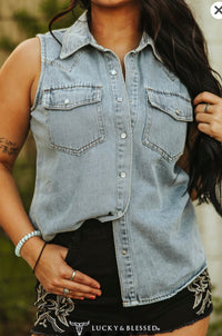 LB Vintage Denim Sleeveless