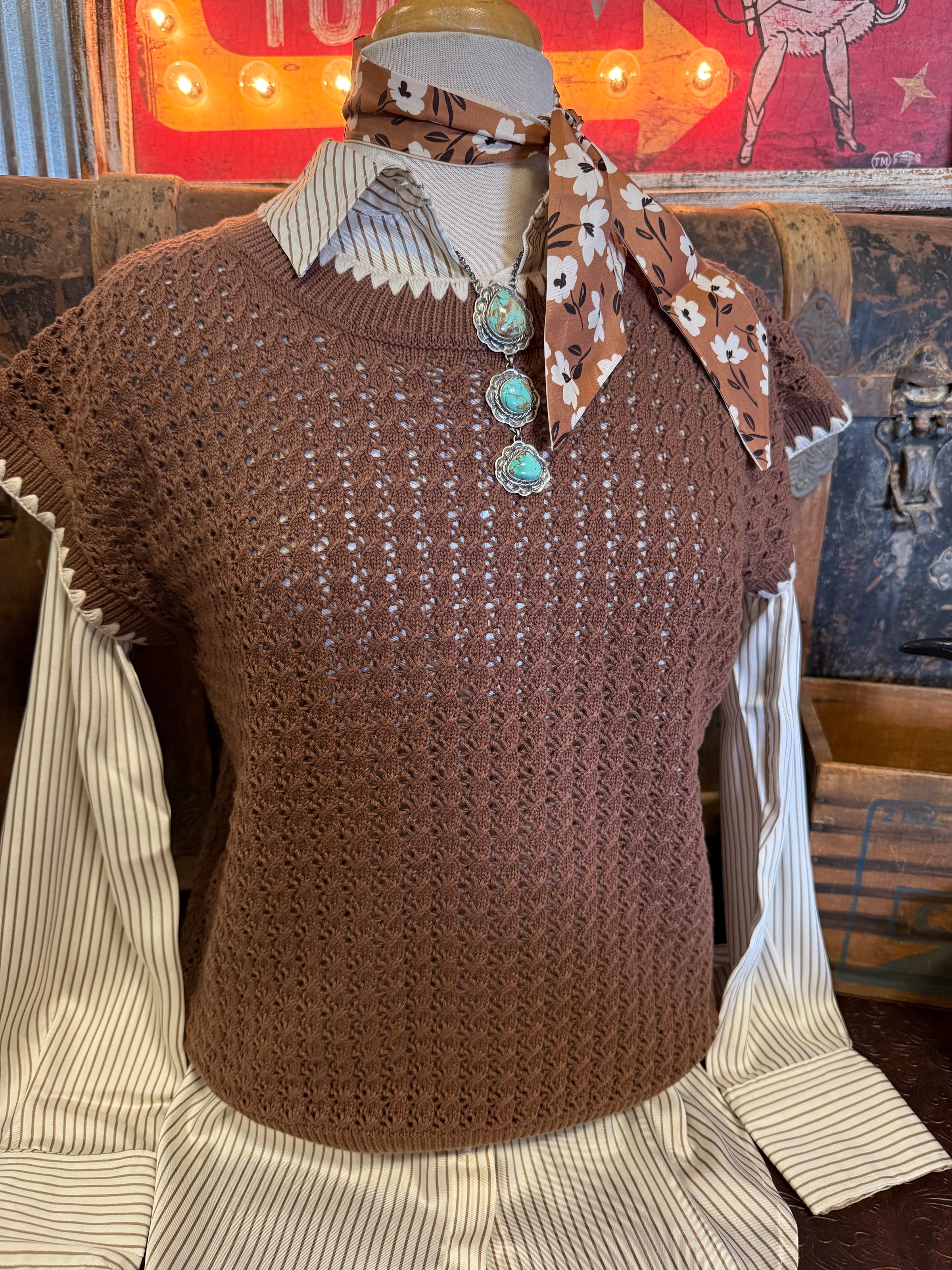 BP Brown Sweater Vest