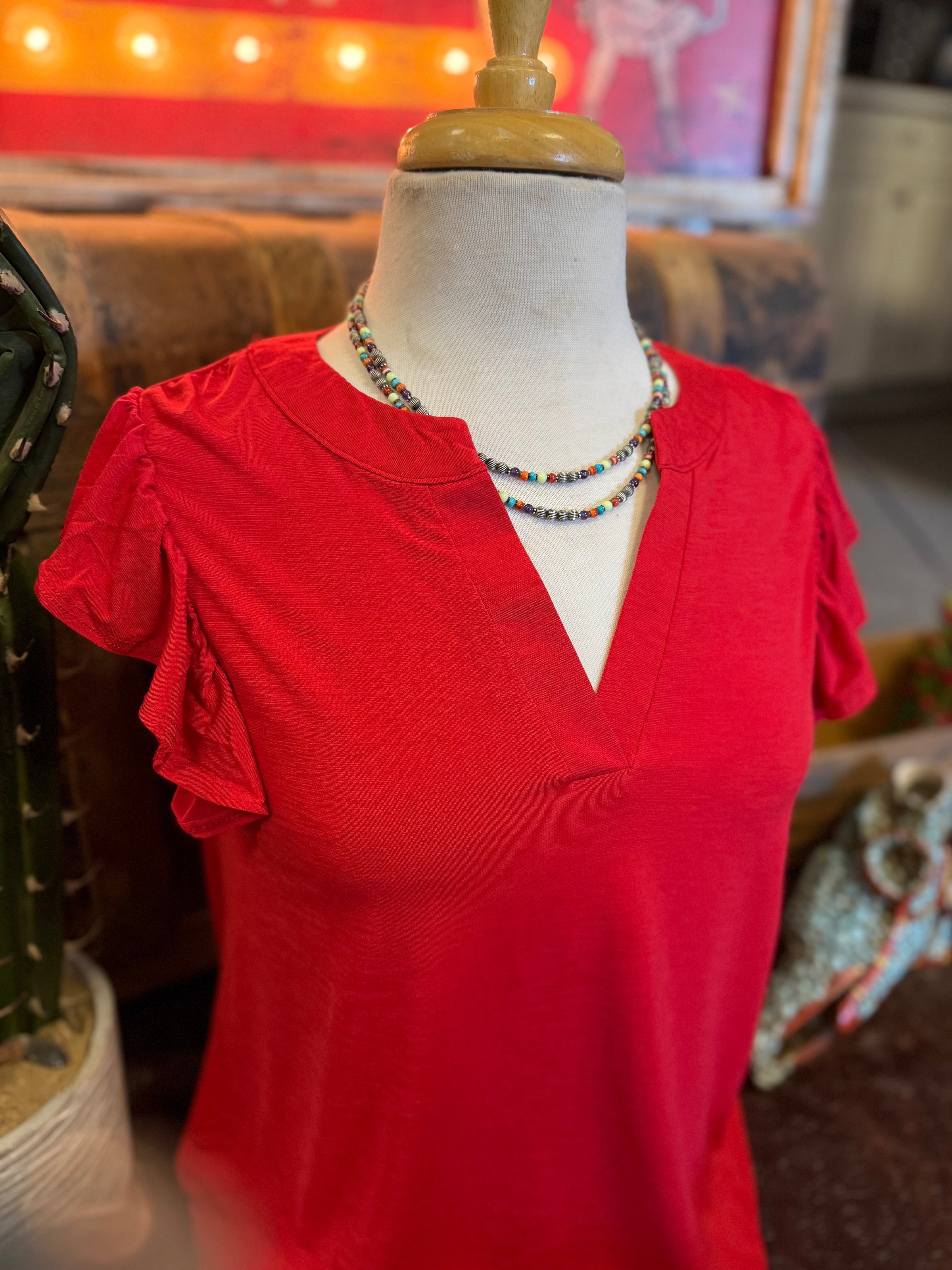 DS Red Sleeveless