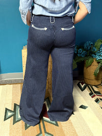 HH Pinstripe Smiley Pocket Pants