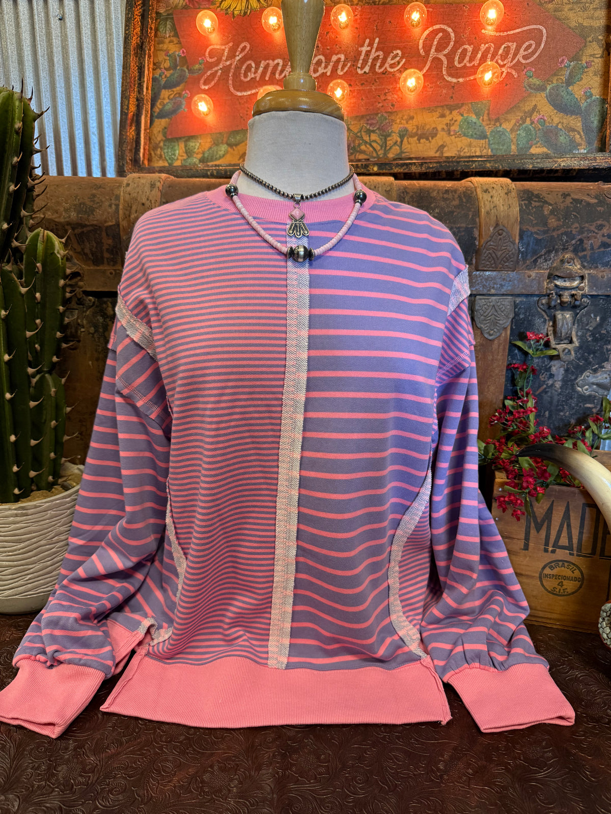 VJ Pink/Lavender LS