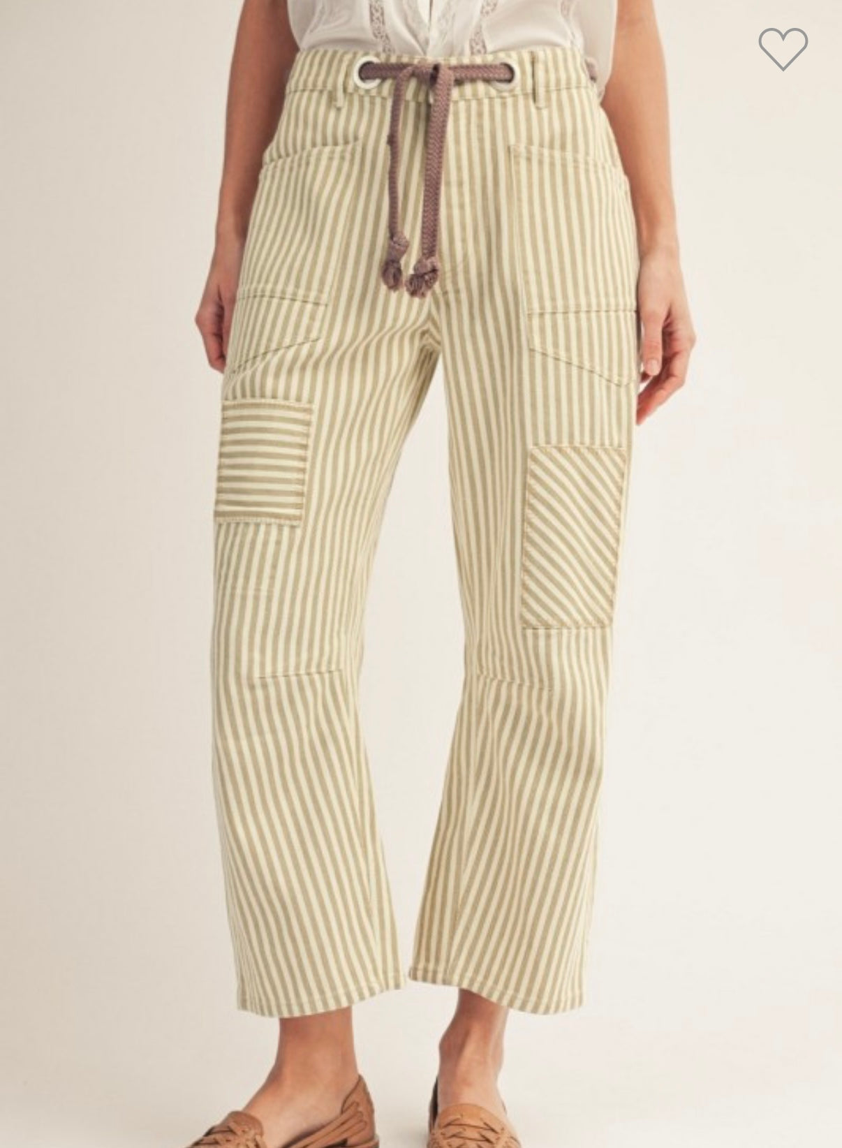 JD Tan Stripe Pants