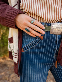LB Stripe Smiley Pocket Jeans