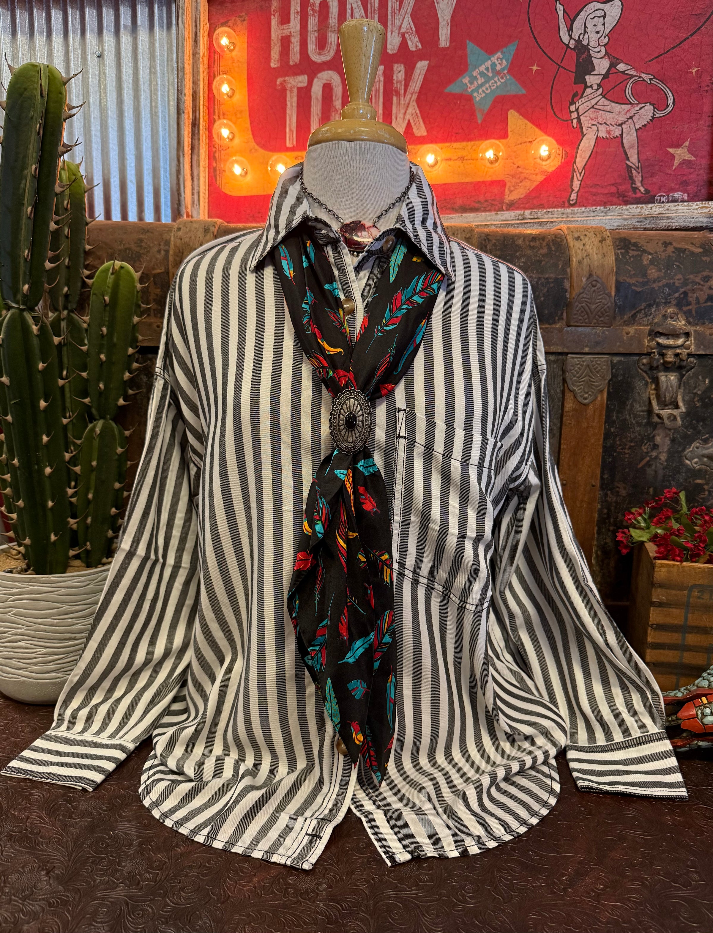 BP Black White Stripe BU