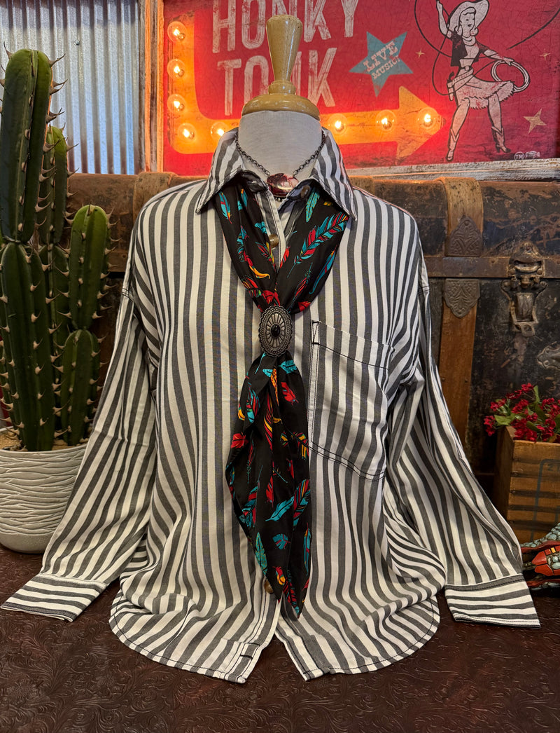 BP Black White Stripe BU