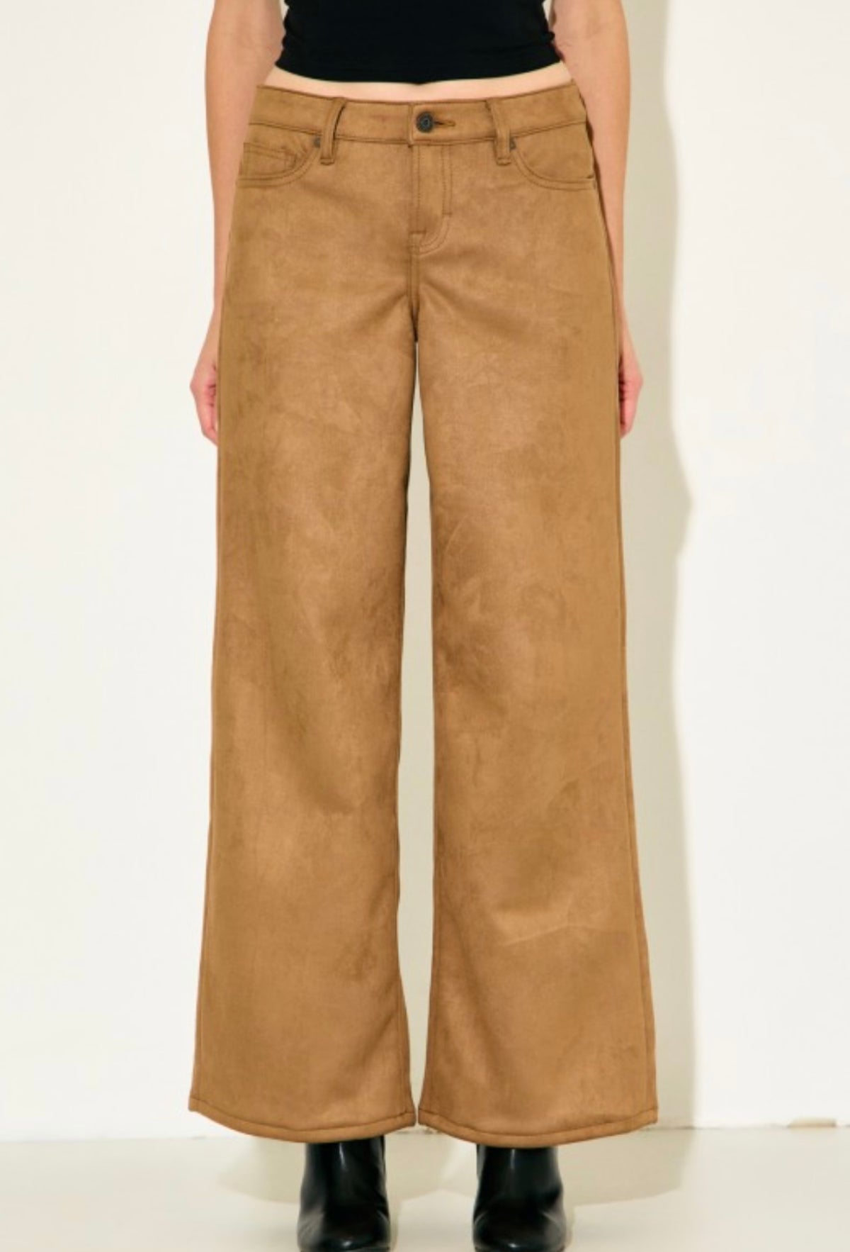 HD Brown Suede Jeans