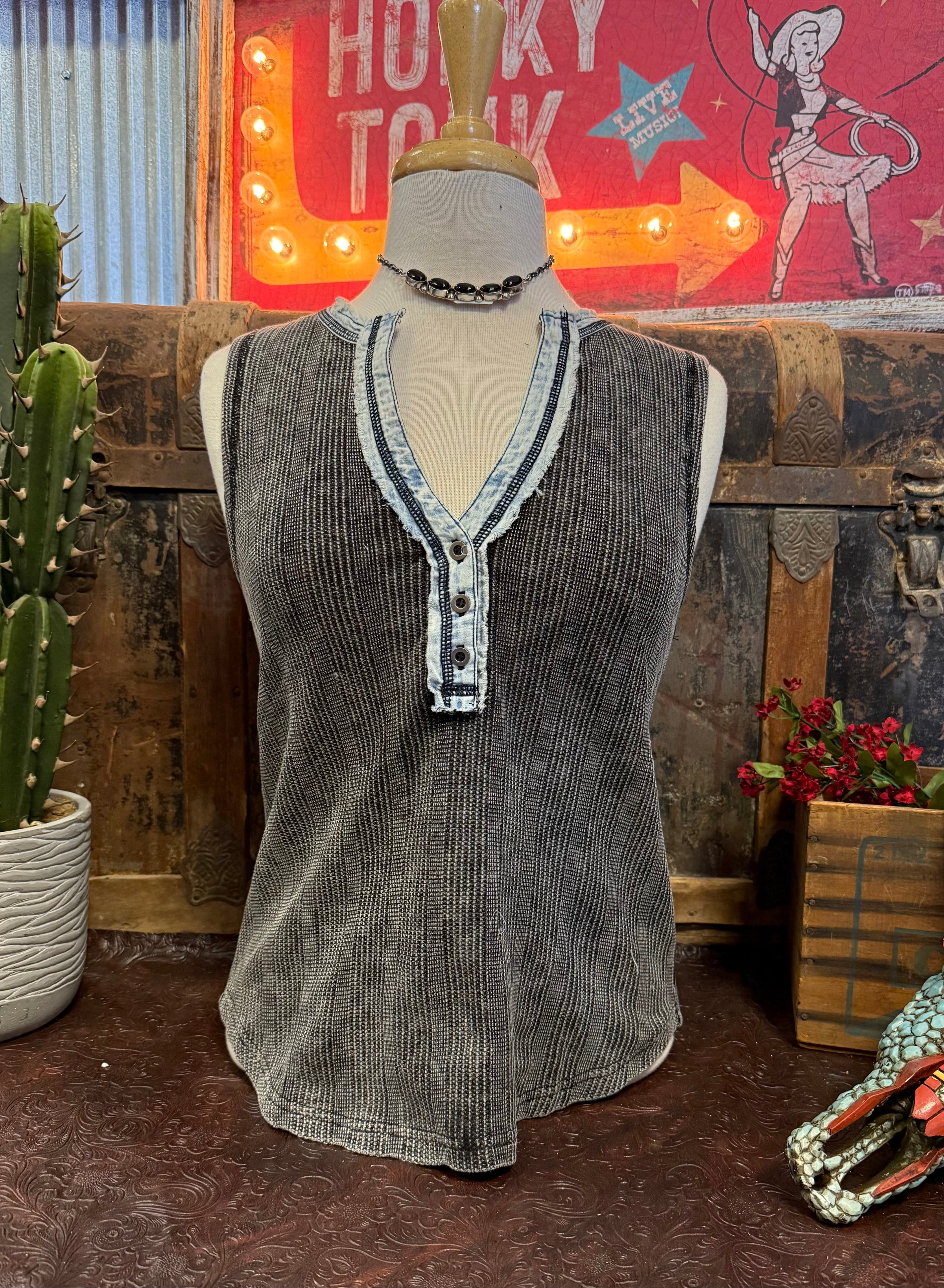 MS Black Wash Sleeveless
