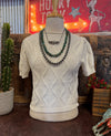 LS Short Sleeve Sweater