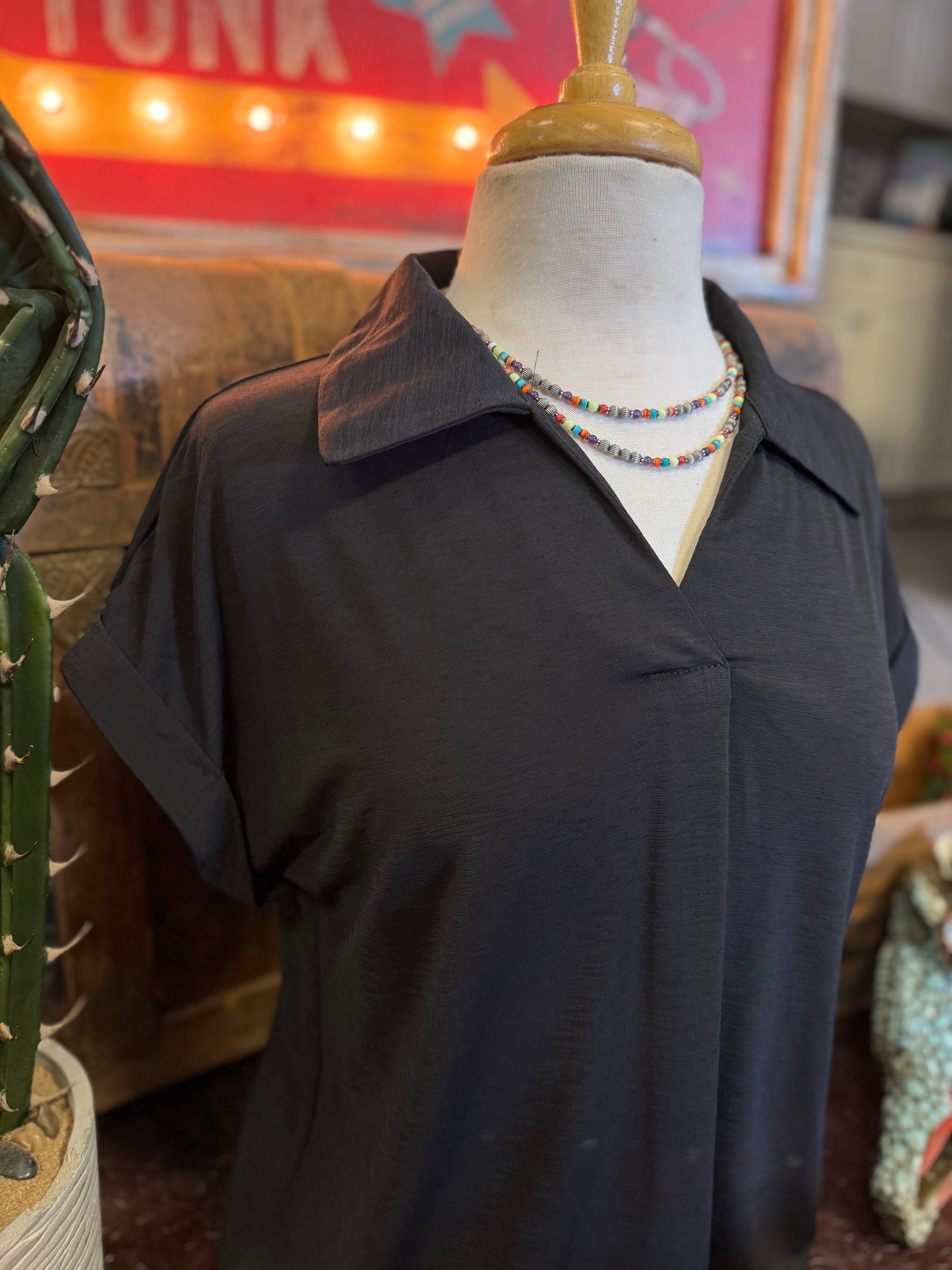 DS Black Cap Sleeve