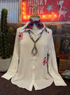 TY Feelin Lucky Button Up