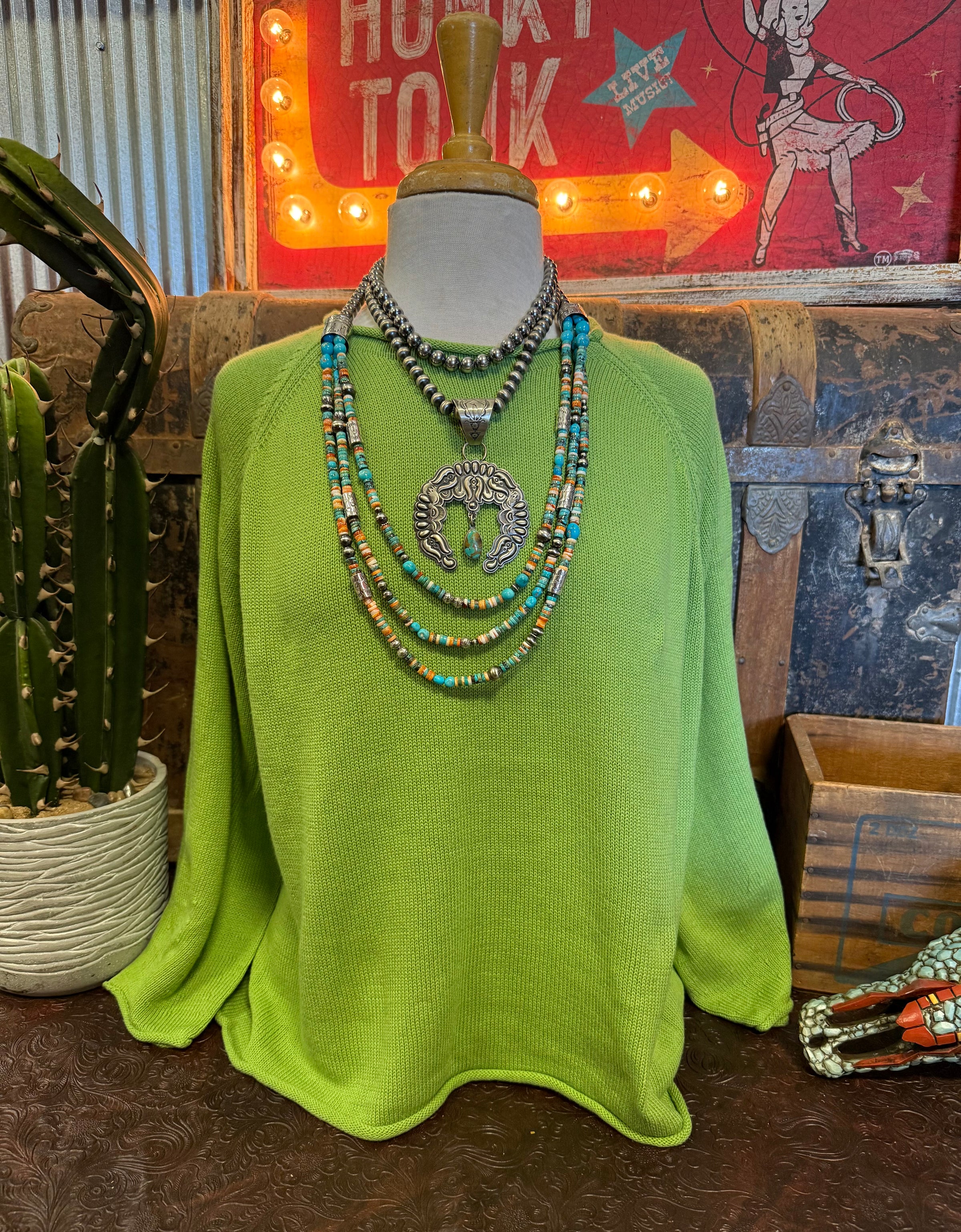 WL Lime Sweater