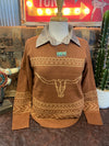 CR Longhorn Sweater Brown