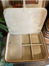 WL Black Boot Stitch and Leather Jewelry Case