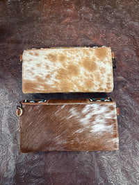 WL Brown Cowhide Wallets