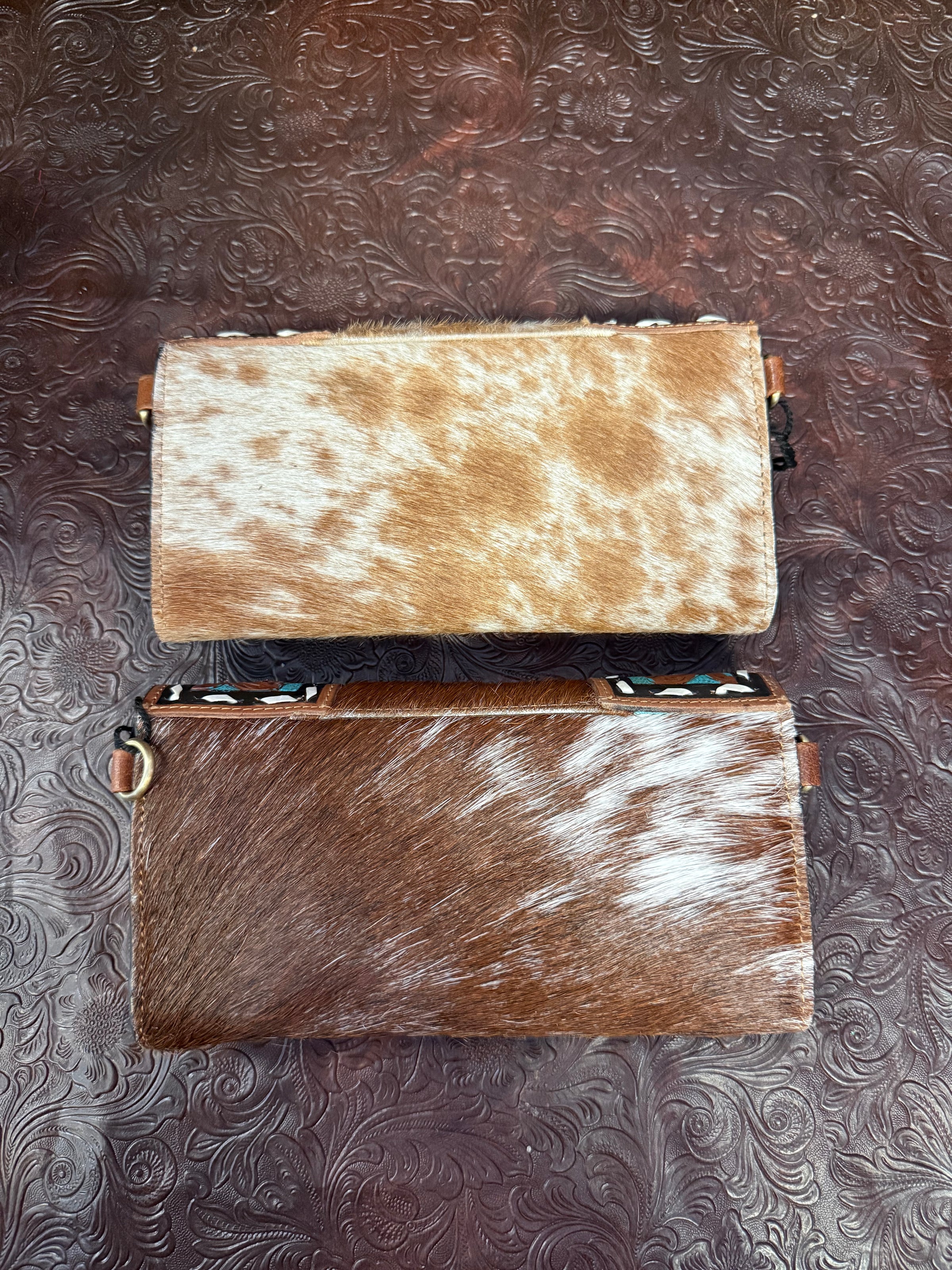 WL Brown Cowhide Wallets