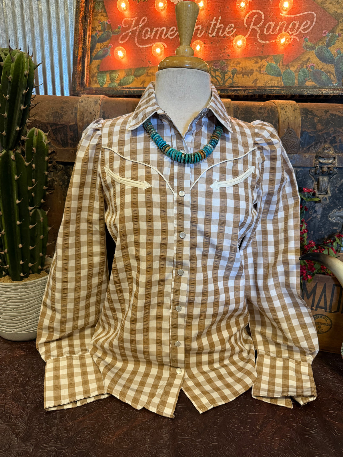 HH Brown Gingham BU