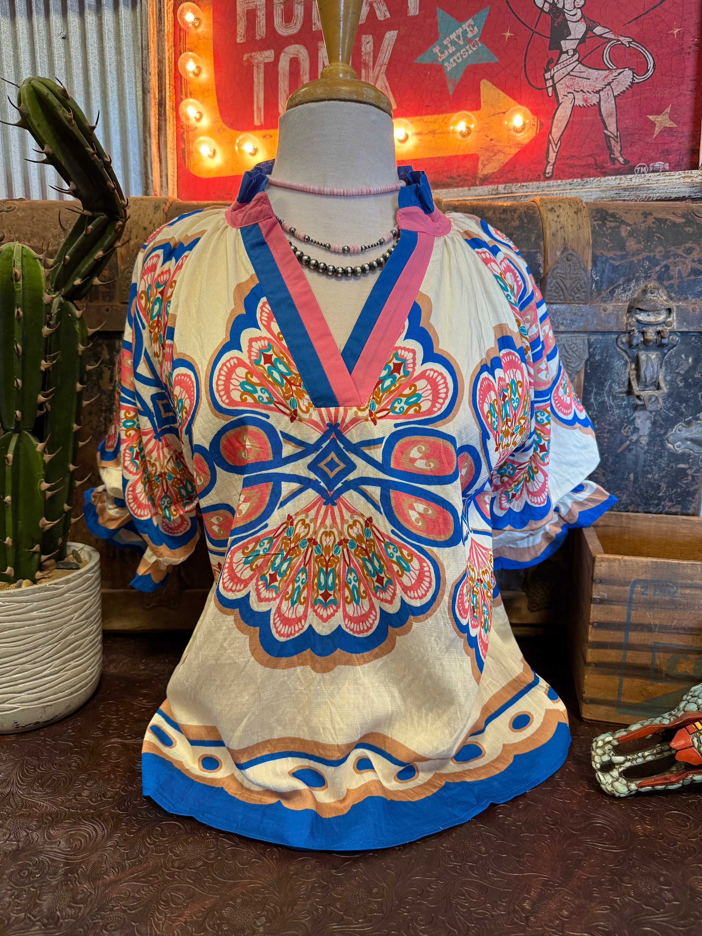 UM Ecru Mix Bubble Sleeve