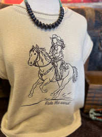 BP Tan Cowgirl Sweater