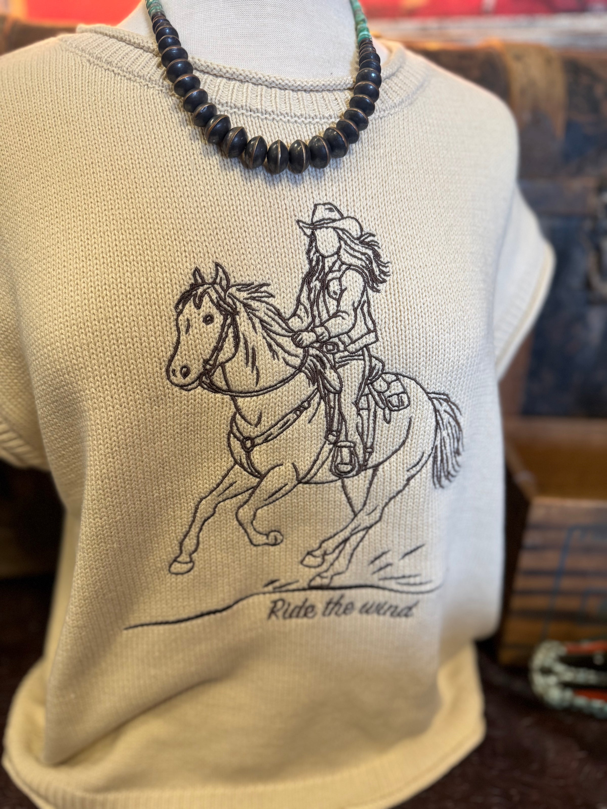 BP Tan Cowgirl Sweater